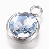 Glass Charms GLAA-G019-P04-2