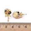Brass Micro Pave Cubic Zirconia Clip-on Earrings EJEW-K286-11G-5