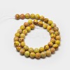 Round Natural Imperial Jasper Beads G-I122-6mm-02-5