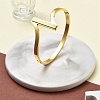 Ion Plating(IP) 304 Stainless Steel Hinged Bangles for Women BJEW-A011-20G-1