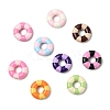 18Pcs 9 Colors Baking Paint Alloy Beads FIND-CJ0003-38-9