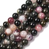 Natural Multicolor Tourmaline Beads Strands G-K402-A01-6mm-2