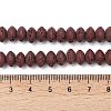 Synthetic Lava Rock Beads Strands G-B087-02A-07-4