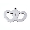 Valentine's Day 201 Stainless Steel Charms STAS-S081-078-2