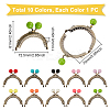 10Pcs 10 Colors Iron Kiss Lock Bag Handle FIND-UN0016-59AB-4