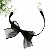 1Pc Gauze Bowknot Fabric Choker Necklaces for Women NJEW-CP0001-06B-6