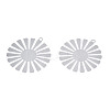 Non-Tarnish 201 Stainless Steel Filigree Pendants STAS-S118-047-2