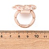 Zinc Alloy & Enamel Finger Rings for Women RJEW-M101-01E-G-5