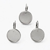 Tarnish Resistant 304 Stainless Steel Leverback Earring Findings LS-STAS-L253-005C-P-1