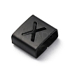 Ion Plating(IP) 304 Stainless Steel Square Slide Charms STAS-L132-15X-B-2