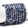 Natural Blue Spot Jasper Heishi Beads Strands G-A299-A14-01-2