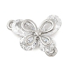 Brass Micro Pave Cubic Zirconia Connector Charms KK-U056-04P-1