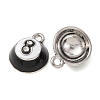 Alloy Rhinestone Pendants AL-CBA7256-02P-3