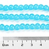 Baking Paint Imitation Jade Glass Round Bead Strands DGLA-Q021-6mm-06-5