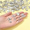 100Pcs 12 Styles Tibetan Style Zinc Alloy Pendants TIBEP-FS0001-39-10