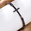 Bohemia Column Natural Picture Jasper Bead Stretch Bracelets BJEW-F493-02EB-4