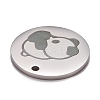 Non-Tarnish Stainless Steel Pendants STAS-G252-10P-3