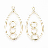 Rack Plating Alloy Pendants PALLOY-T077-64LG-RS-1