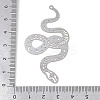 201 Stainless Steel Etched Metal Embellishments Big Pendants STAS-A192-05P-3
