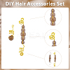 SUPERFINDINGS 3 Sets DIY Hair Accessories Set FIND-FH0001-38-4