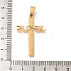 201 Stainless Steel Pendants STAS-R132-01G-04-3