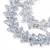 Electroplate Glass Beads Strands EGLA-N012-04I-3