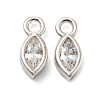 Real Platinum Plated Rhodium Plated 925 Sterling Silver Charms STER-K176-03B-P-2