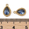Ion Plating(IP) 304 Stainless Steel Micro Pave Cubic Zirconia Charms X-STAS-K256-20G-01-3