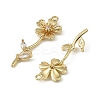 Brass Micro Pave Cubic Zirconia Pendants KK-C107-09B-G-2