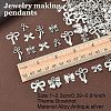 60Pcs 10 Styles Alloy Pendants FIND-YW0006-44-1