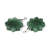 Natural Green Aventurine Pendants G-T144-12H-2