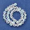 Handmade Glass Faceted Bicone Beads LS-GB6mmC28-AB-2