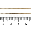 Ion Plating(IP) 304 Stainless Steel Serpentine Chain Necklace for Men Women NJEW-G076-01A-G-2