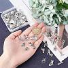 48Pcs 12 Style Tibetan Style Alloy Stilettos Pendants FIND-SC0002-30-3