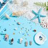 Ocean Theme Natural Shell & Resin & Plastic & Alloy Nail Art Decoration MRMJ-CP0001-34E-4