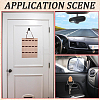 50Pcs 5 Colors Self-adhesive ABS Plastic Car Headrest Hook FIND-CP0002-52-4
