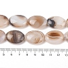 Natural Striped Agate/Banded Agate Beads Strands G-Q182-01K-5