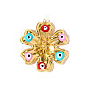 304 Stainless Steel Enamel Pendants STAS-OY010-53G-1