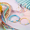  12 Colors Handmade Polymer Clay Beads CLAY-TA0001-24-6