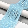 Imitation Jade Glass Beads Stands EGLA-A035-J4mm-B04-2