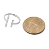 304 Stainless Steel Open Cuff Rings for Women RJEW-S395-02P-5