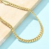 304 Stainless Steel Snake Chain Bracelets for Women LS-BJEW-U019-04G-07-2