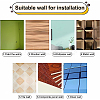 3Pcs Leaf Acrylic Mirror-Like Wall Stickers DIY-WH0304-722A-5