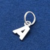 925 Sterling Silver Letter Charms STER-C012-01S-A-2