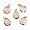 Natural Rose Quartz Faceted Pendants G-U019-05G-09-1