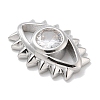 Rack Plating Brass Micro Pave Clear Cubic Zirconia Cabochons KK-L224-022P-2