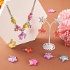 36Pcs 6 Colors Transparent Resin Pendants RESI-TA0001-52-15