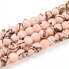 Baking Paint Glass Beads Strands DGLA-N010-6mm-02-1