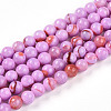 Natural Persian Jade Beads Strands G-A255-A02-04D-4