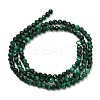 Natural Malachite Beads Strands X-G-C262-A02-3mm-4